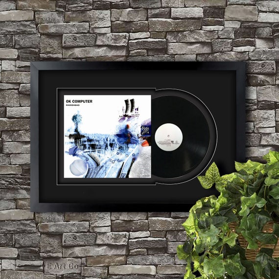 OK Computer by Radiohead , Vinyl LP Record Framed and Ready