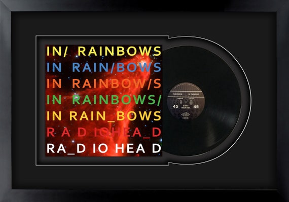 Radiohead, in Rainbows Vinyl LP Record Framed and Ready to Hang, Music  Gift, Display, Wall Art -  Norway