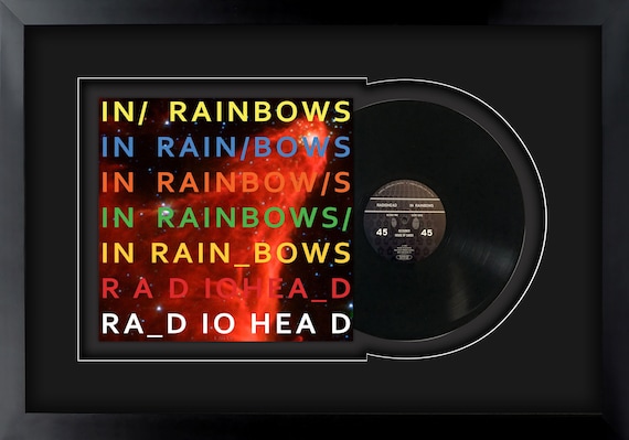 Radiohead, in Rainbows Vinyl LP Record Framed and Ready to Hang, Music  Gift, Display, Wall Art -  Norway