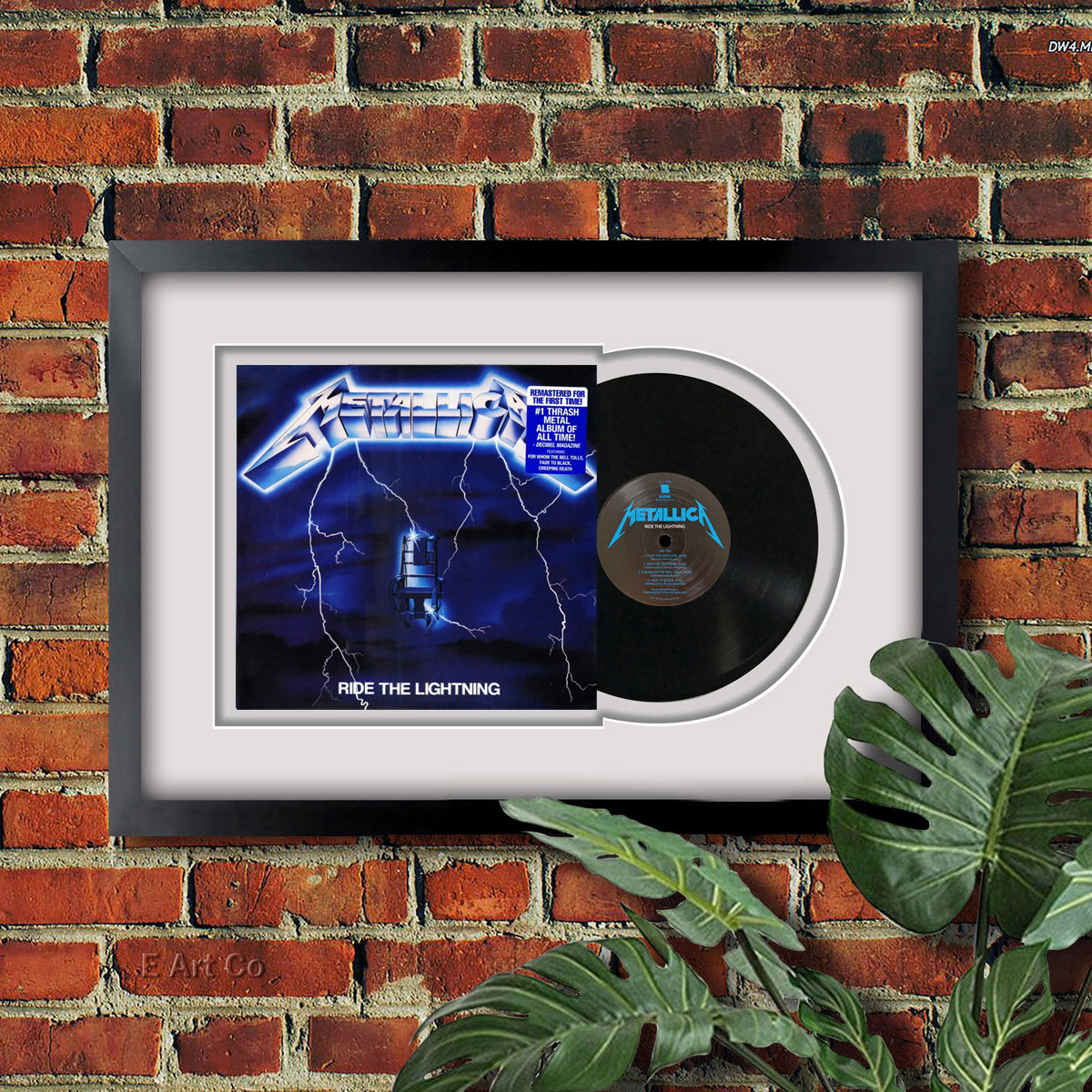 Metallica Ride The Lightning – Carved Vinyl Record Art Decor – Astro Vinyl  Art