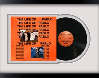 Kanye West , the Life of Pablo , Vinyl LP Record Framed and Ready