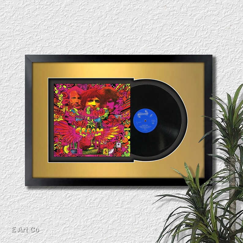 Disraeli Gears by Cream Vinyl LP Record Framed and Ready to Etsy