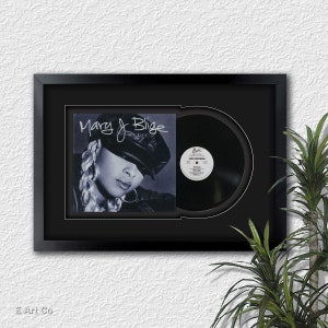 My Life by Mary J. Blige, Vinyl LP Record Framed and Ready to Hang, Music Gift, Display, Wall Art