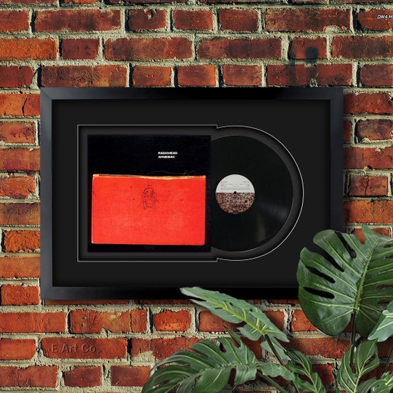 送料無料 ギフト and Framed Record LP Vinyl Amnesiac Radiohead, Ready Hang to 洋楽