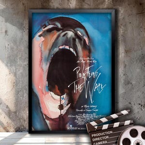 Pink Floyd The Wall, póster de la película enmarcado y listo para colgar