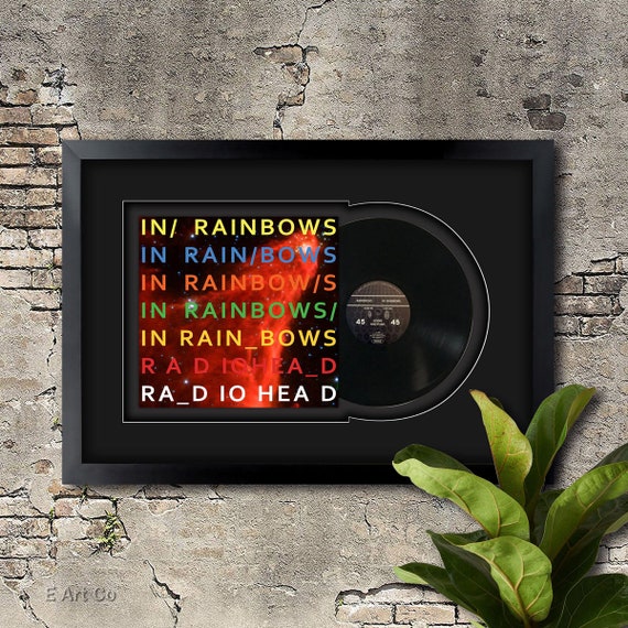 Radiohead, in Rainbows Vinyl LP Record Framed and Ready to Hang