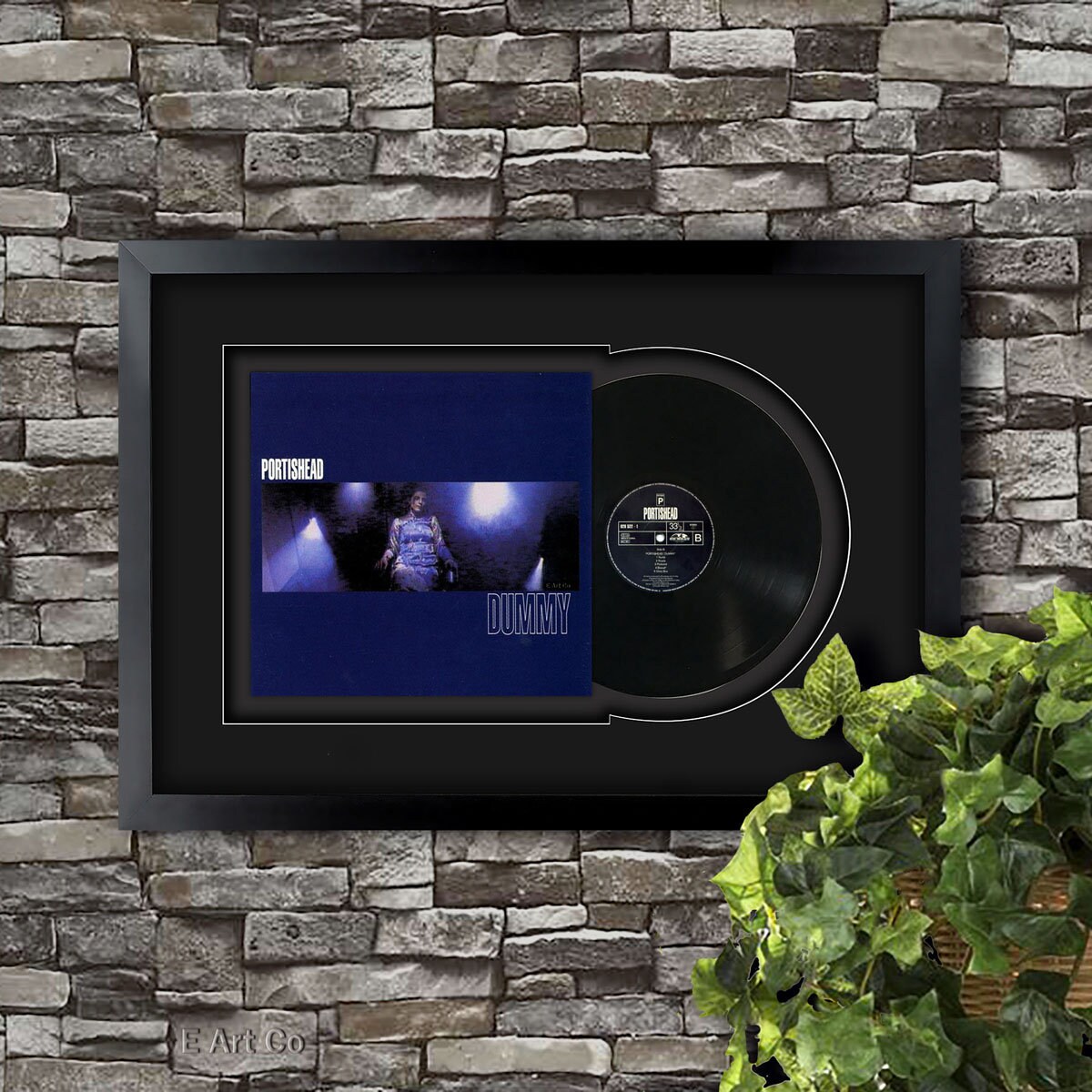 Portishead, Dummy, Vinyl LP Record Framed and Ready to Hang, Music