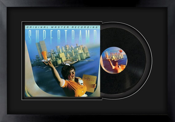 Supertramp Breakfast in America, Vinyl LP Record Framed and Ready