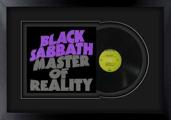 Black Sabbath , Master of Reality , Vinyl LP Record Framed and