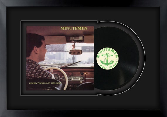 Minutemen, Double Nickels on the Dime, Vinyl LP Record Framed and
