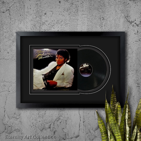 Thriller by Michael Jackson Vinyl LP Record Framed and Ready to