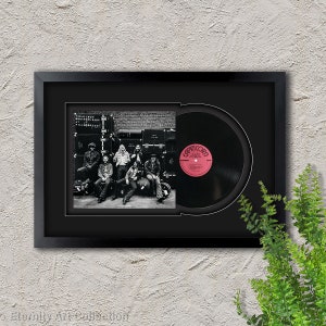 At Fillmore East by Allman Brothers Band, Vinyl LP Record Framed and Ready to Hang,Music Gift,Display,Wall Art