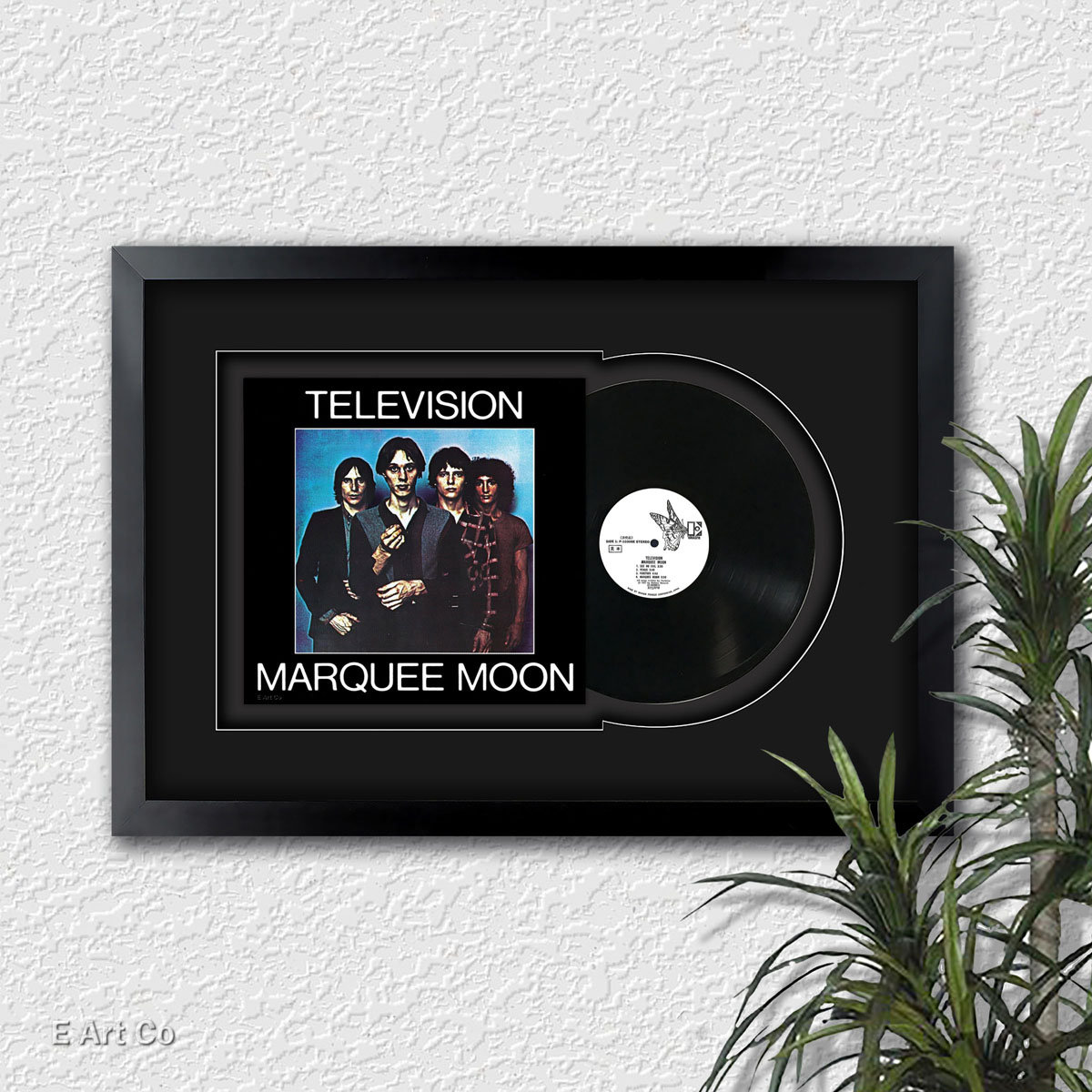 Marquee Moon by Television , Vinyl LP Record Framed and Ready to Hang,  Music Gift,display, Wall Art 