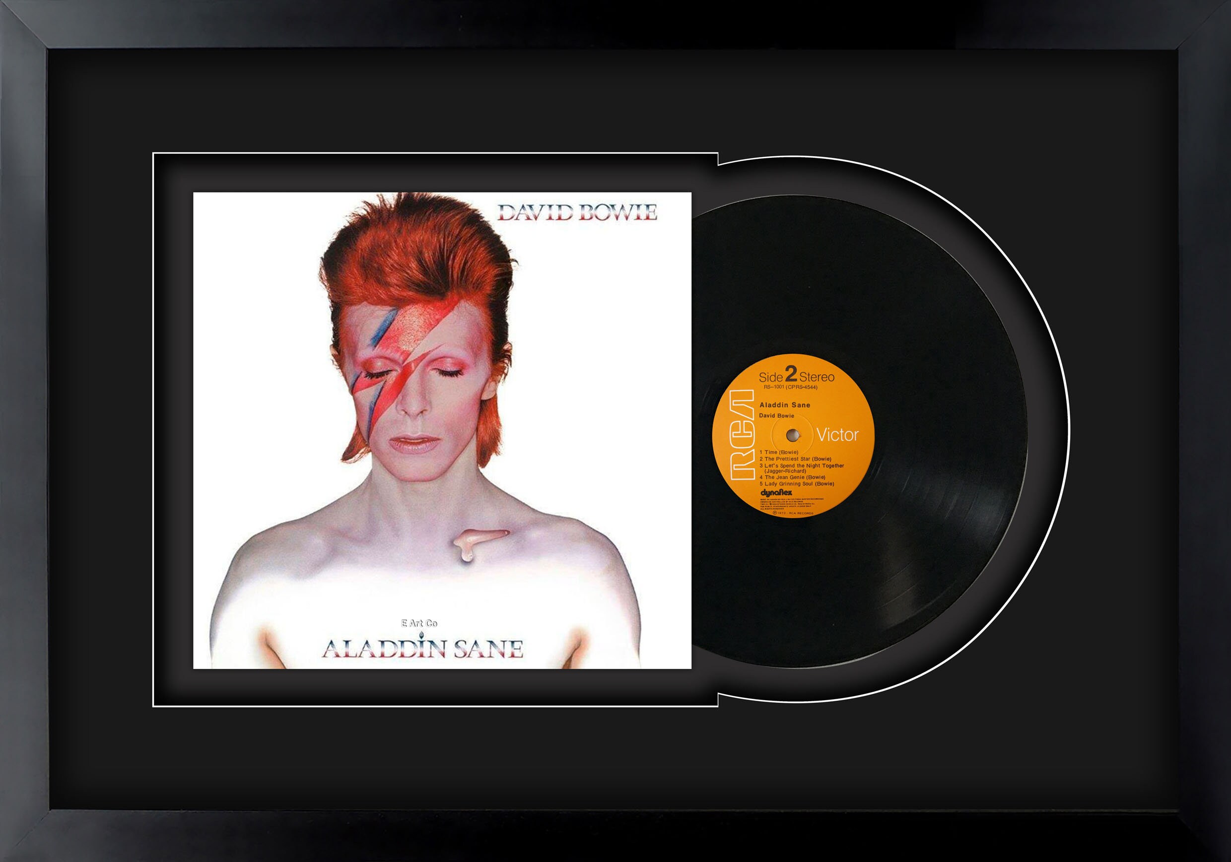 David Bowie aladdin Sane Vinyl LP Record Framed - Etsy