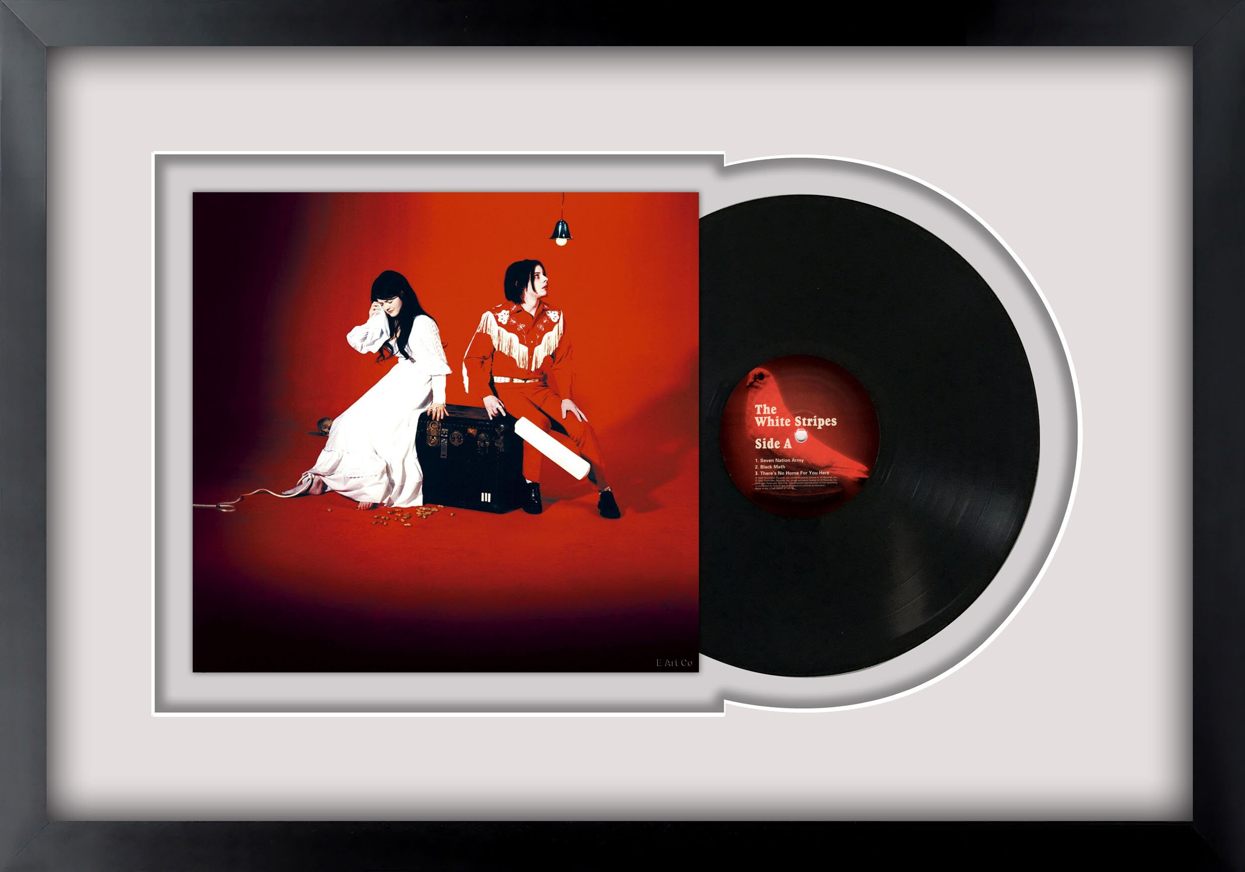 The White Stripes Elephant Vinyl LP Record Framed and Ready Etsy