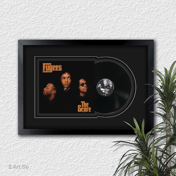The Fugees , Score, Vinyl LP Record Framed and Ready to Hang
