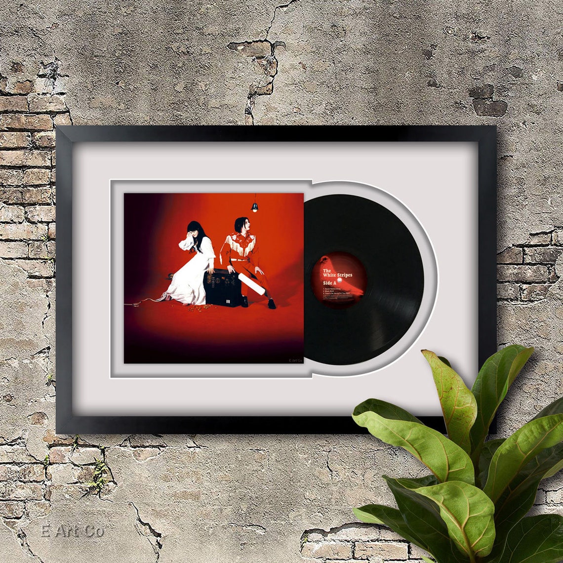 The White Stripes Elephant Vinyl LP Record Framed and Ready Etsy