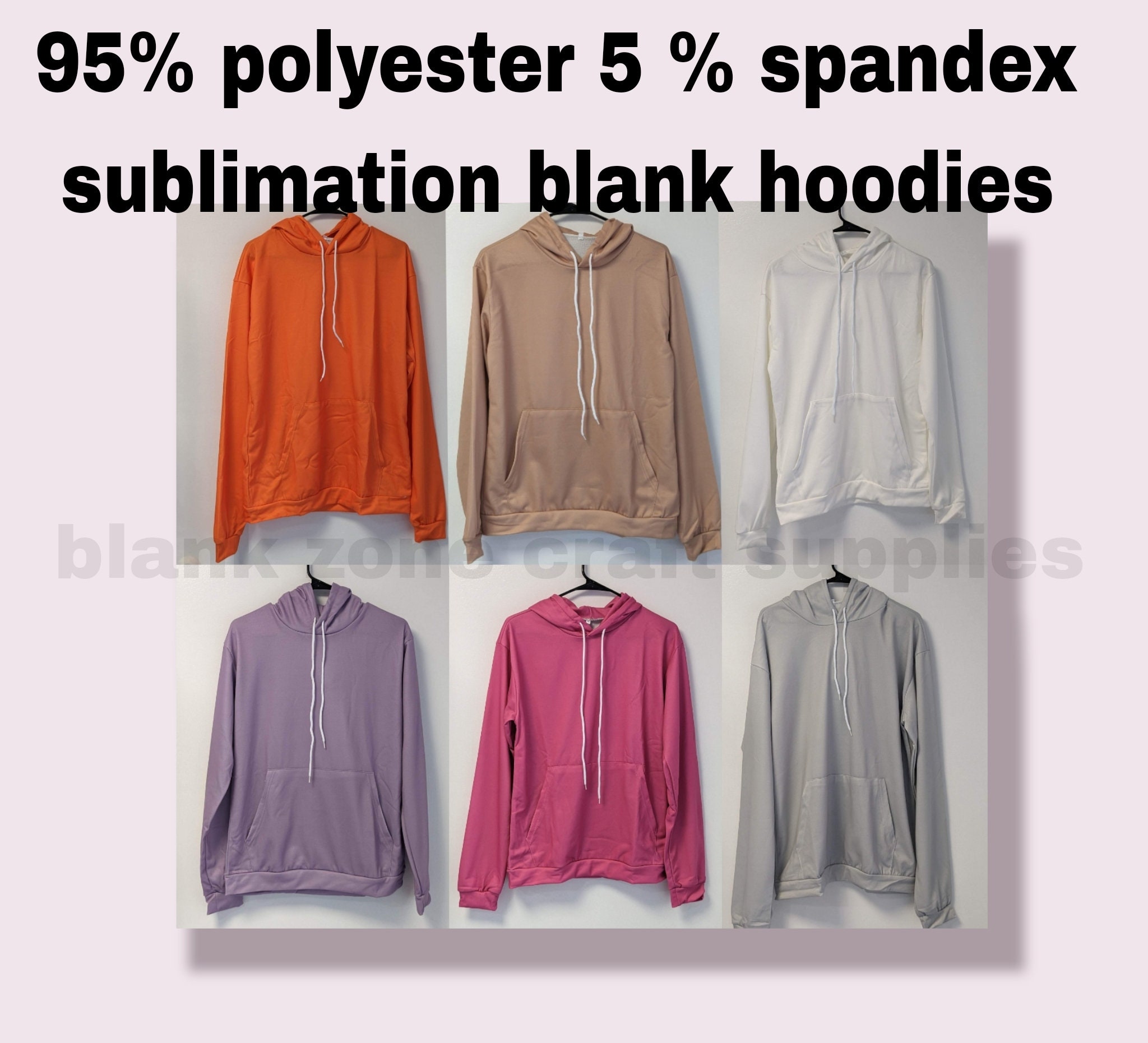 Sublimation hoodie best sale blanks