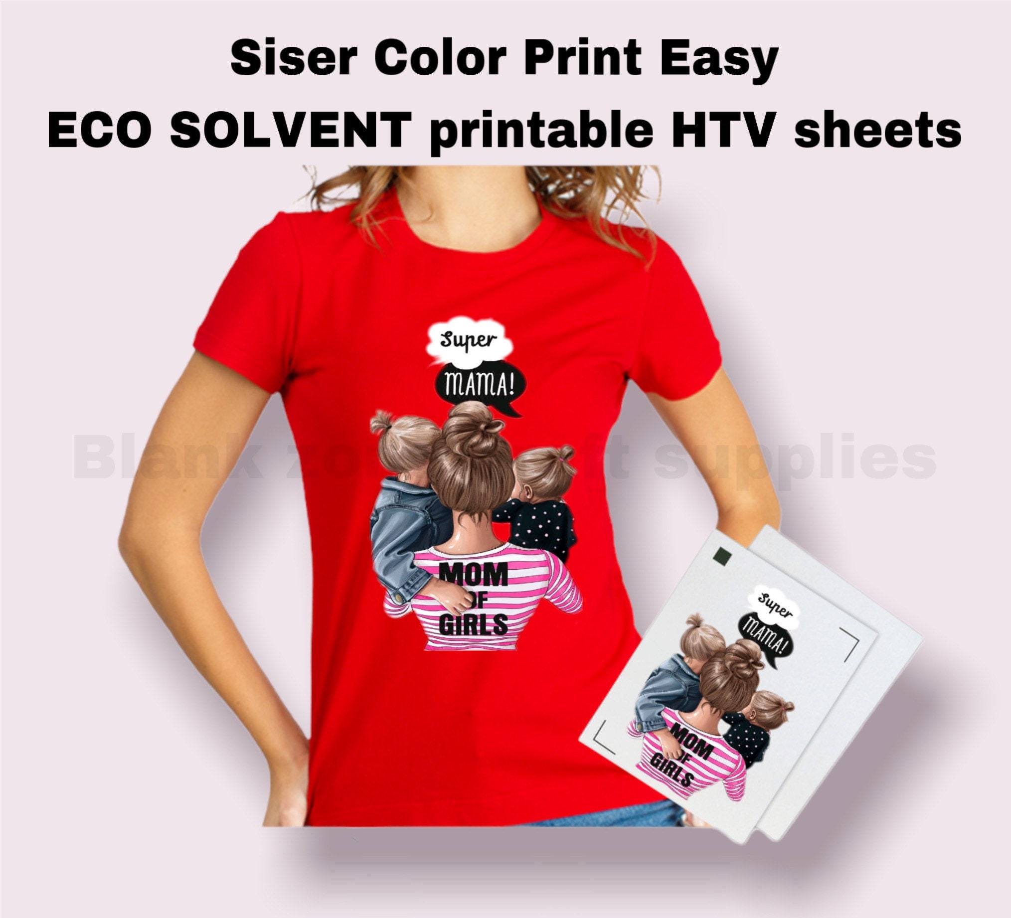 Siser Easysubli 8.4 X 11 Sheets / Printable Vinyl 