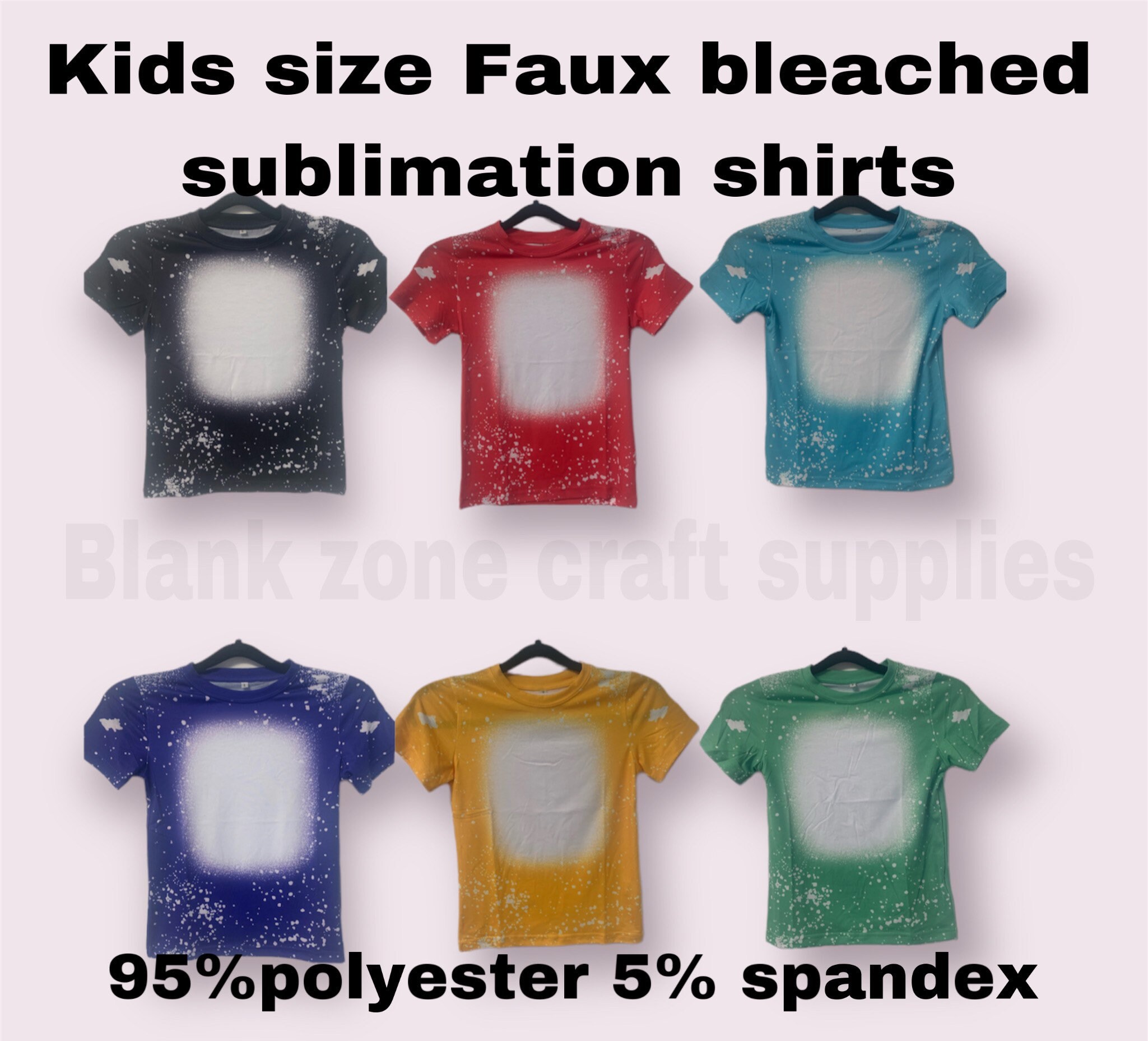 Kids Faux Bleached Sublimation Shirts Etsy