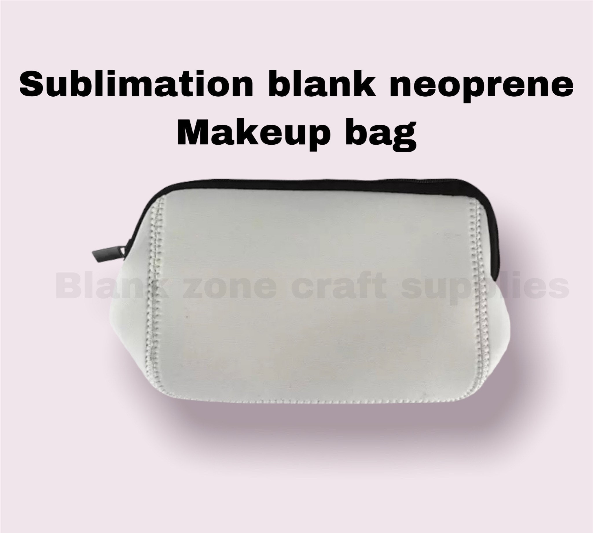 AGH Sublimation Makeup Bags Blanks, 28pack Canvas Makeup Bags Bulk With  Wristband Lanyards, Plain Blank Makeup Bag To Personalize For Vinyl  Projects