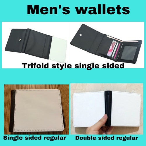 Sublimation Wallet Blanks Sublimation Blank Bi Fold - Etsy