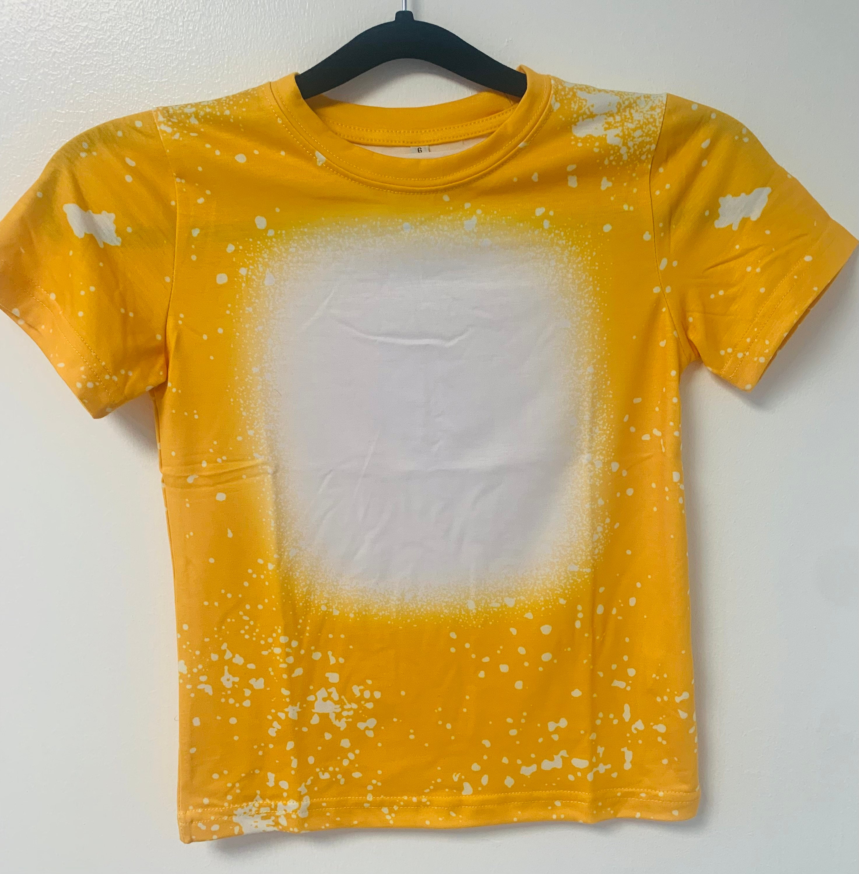 Kids Faux Bleached Sublimation Shirts Etsy
