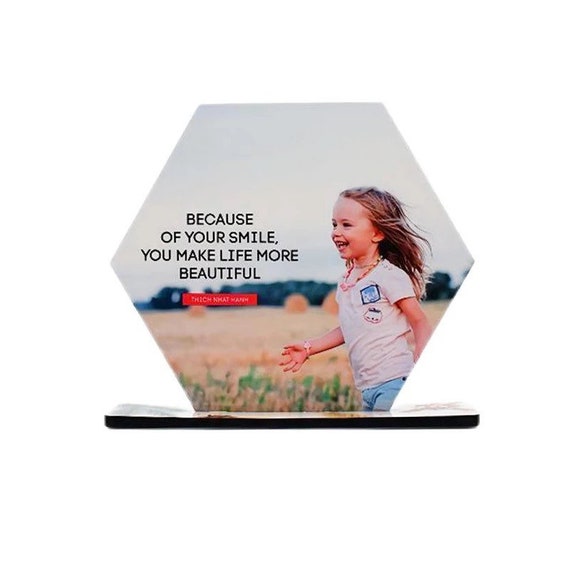 Blank Sublimation Personalised Photo Frames MDF Wooden Thermal