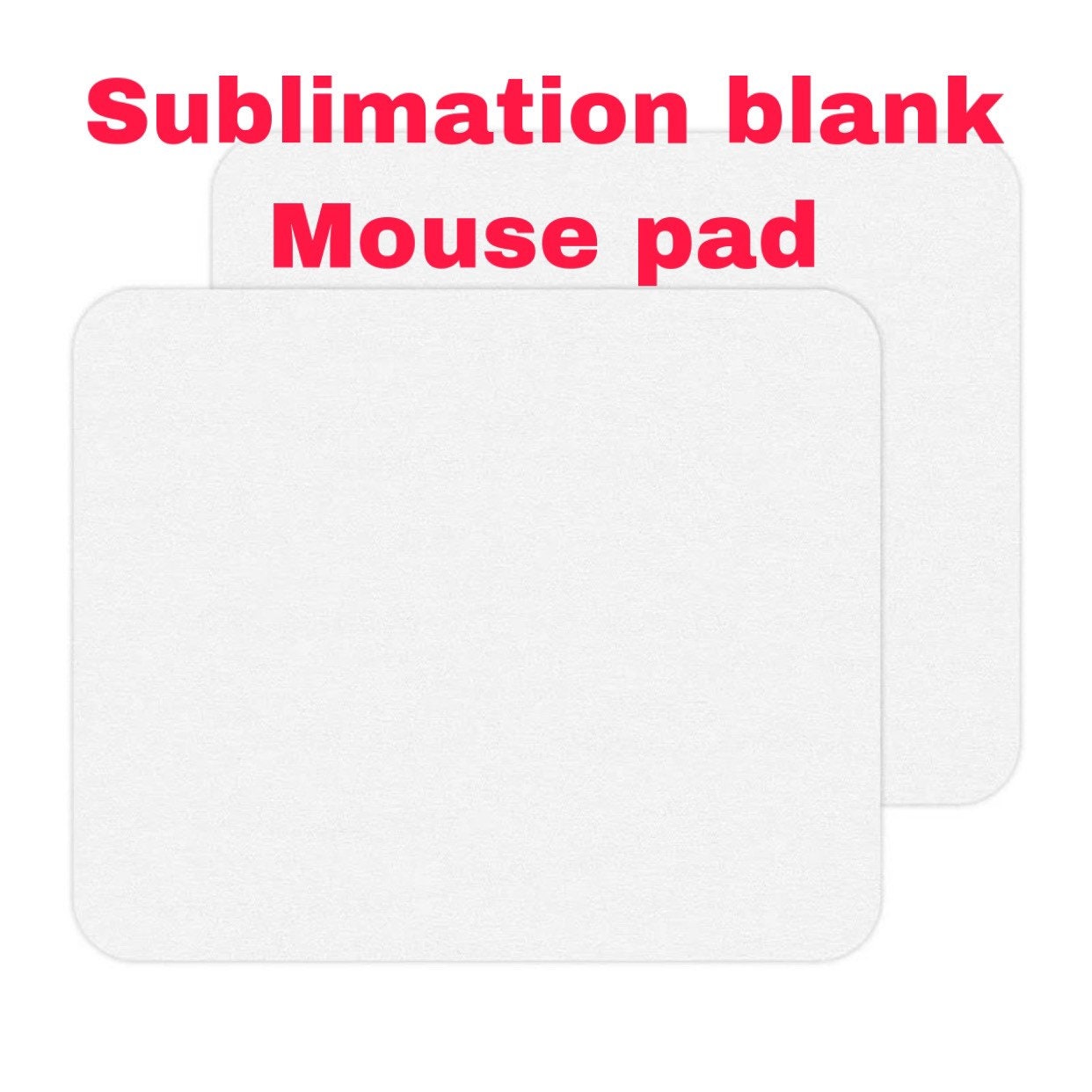 Mouse Pad Square White Sublimation