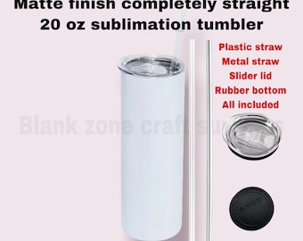Sublimation Matte Stainless Steel Skinny Tumbler 20 oz