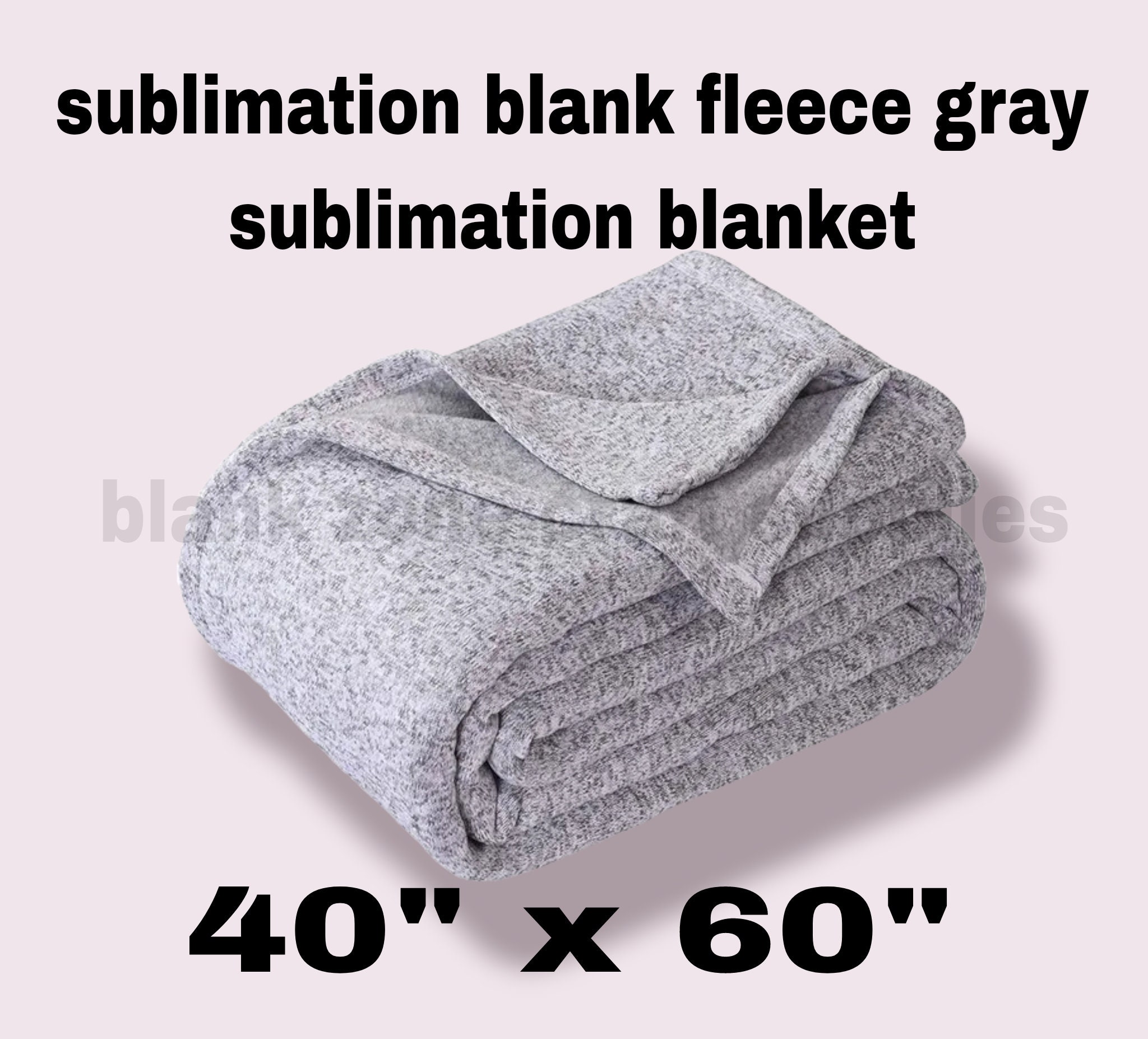 Sublimation fleece blanket