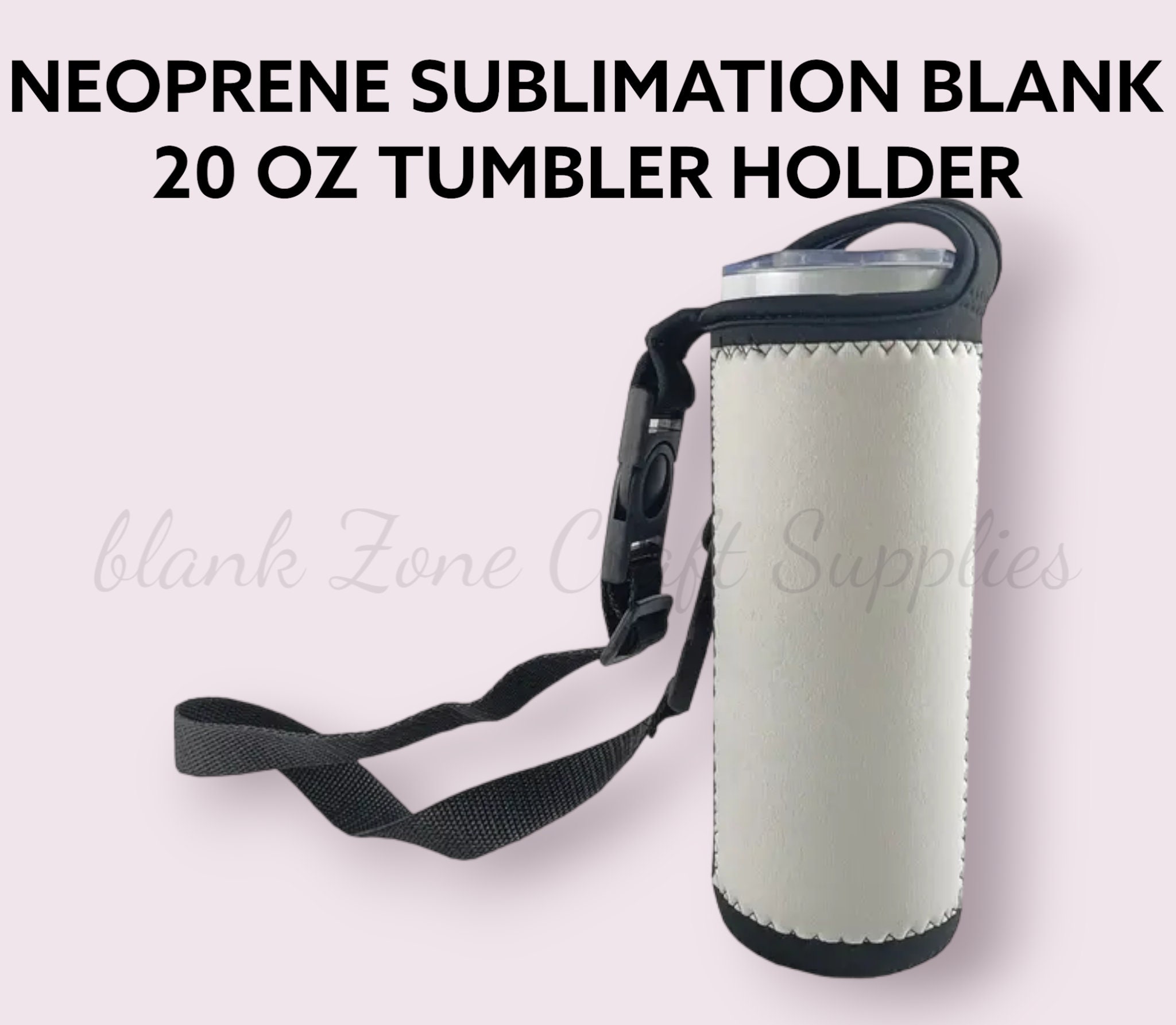 Tumbler Carrier, 20 oz and 40 oz, Sublimation Neoprene