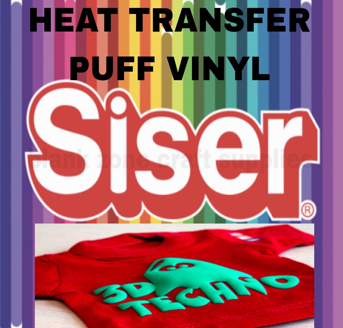 Siser Easy Puff Heat Transfer Vinyl 12 Htv-sheets and Rolls 