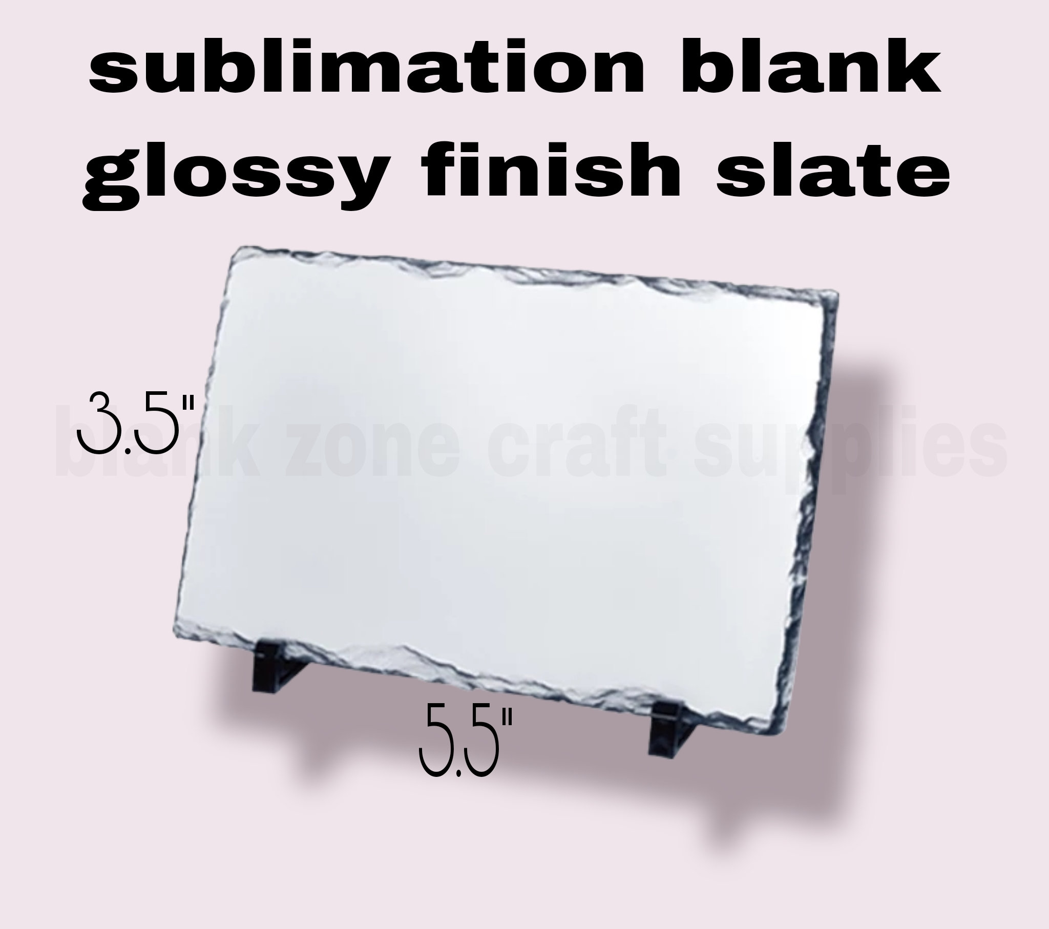 Glossy Finish SUBLIMATION PHOTO SLATE 