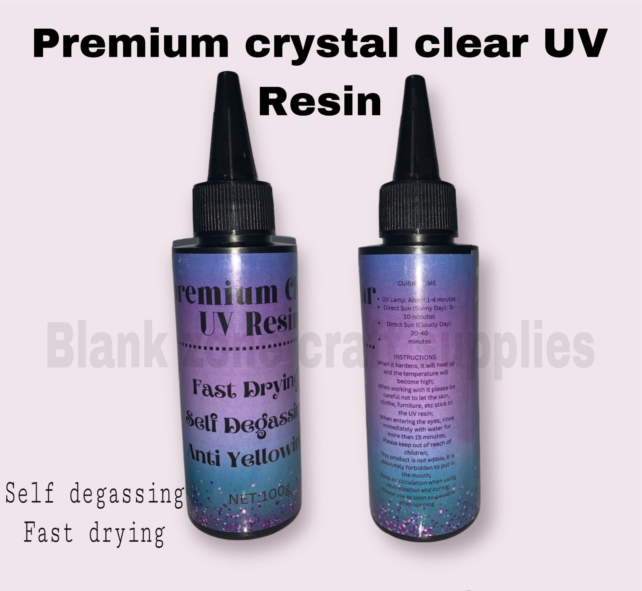 UV-LED Resin Light Mini, 6w, Portable, 2 or 3 Minute Timer, Use W/uv Resin  and Uv-led Resin, Lamp & Cord Provided, Plug Into Your Adapter 