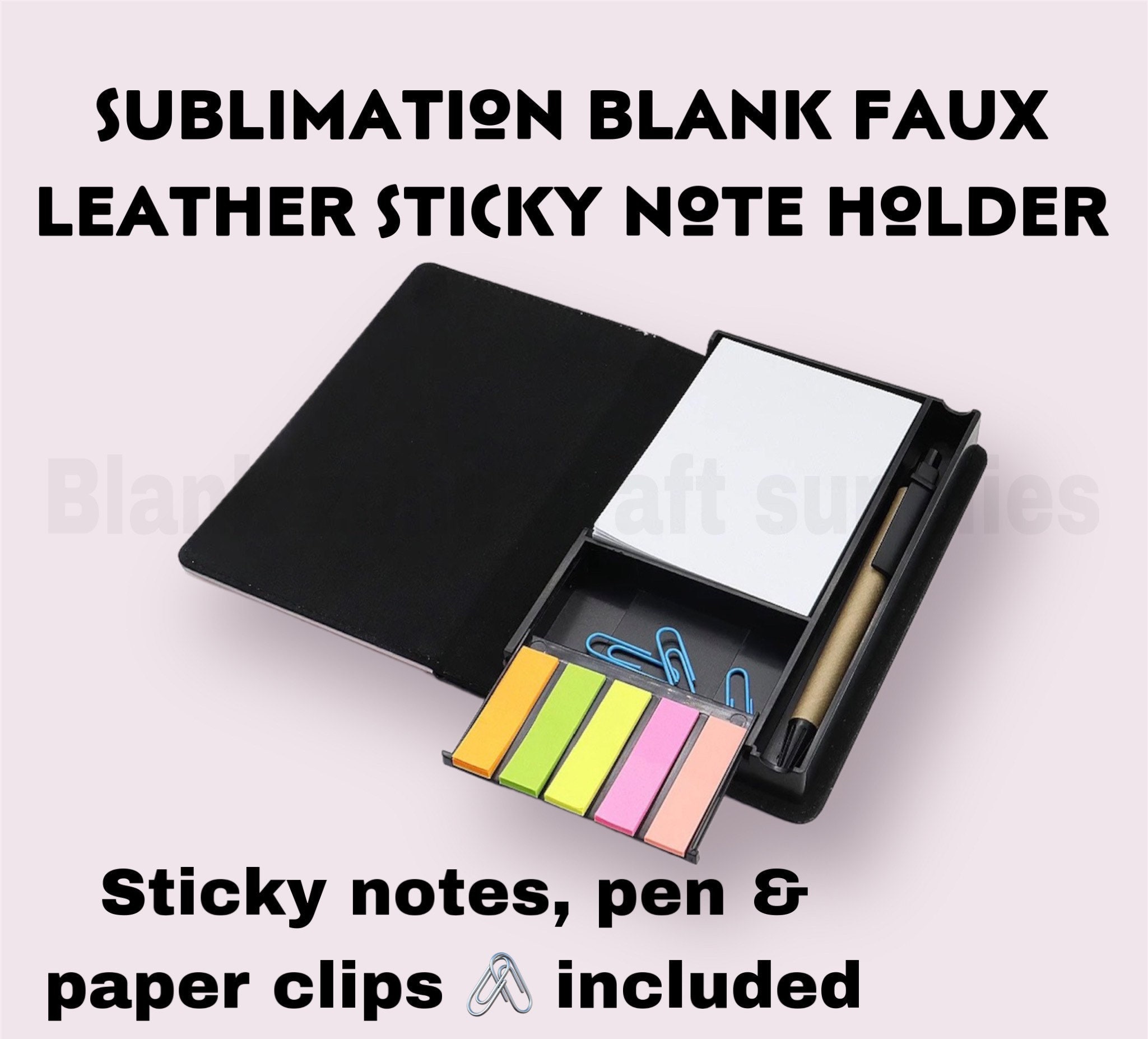Dye Sublimation Blank Imprintable Leather Notebook. Call LRi Today
