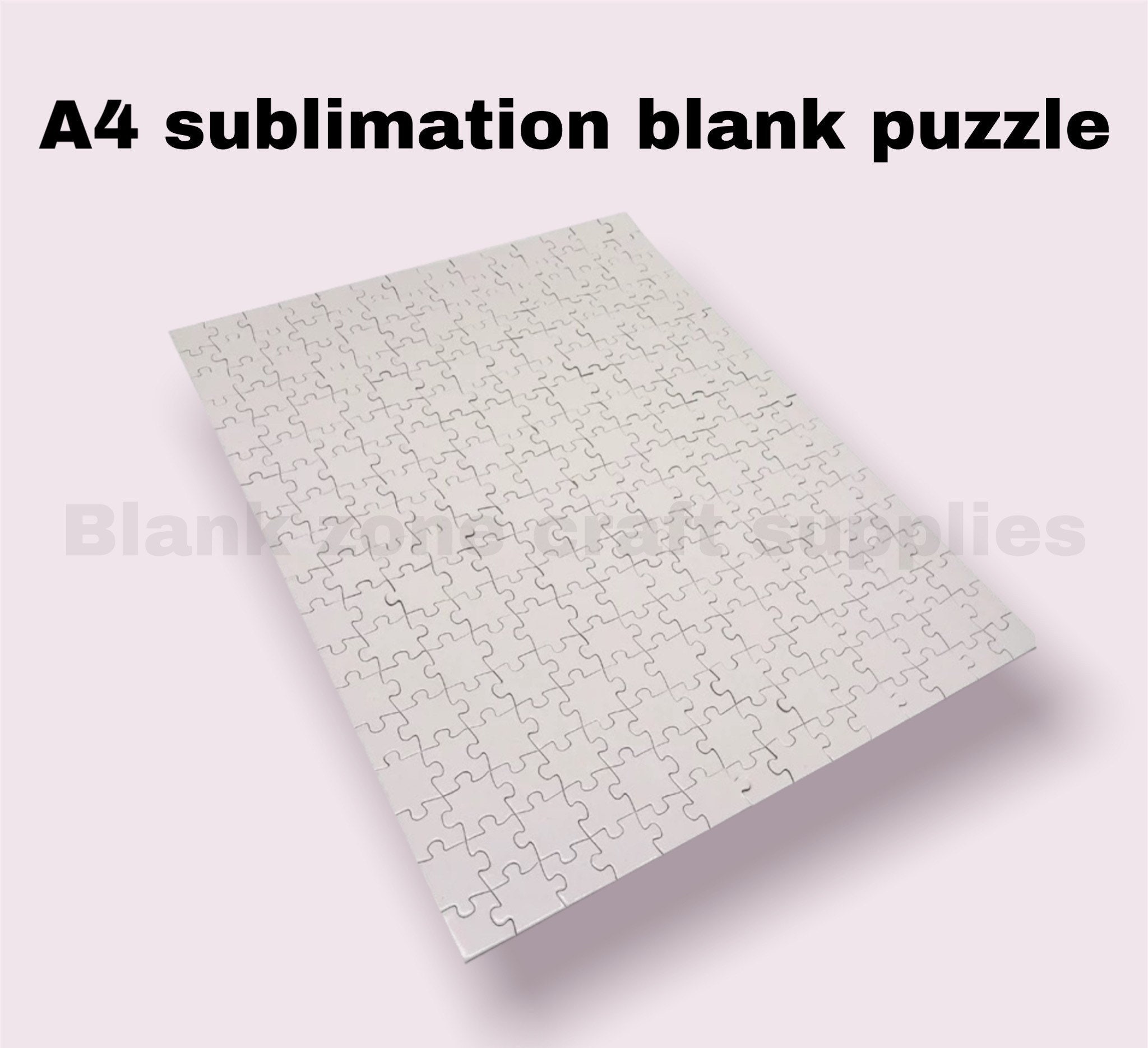 Sublimation Puzzle 15 x 20 cm - Cardboard 60 pcs | PUZ.150.200.001