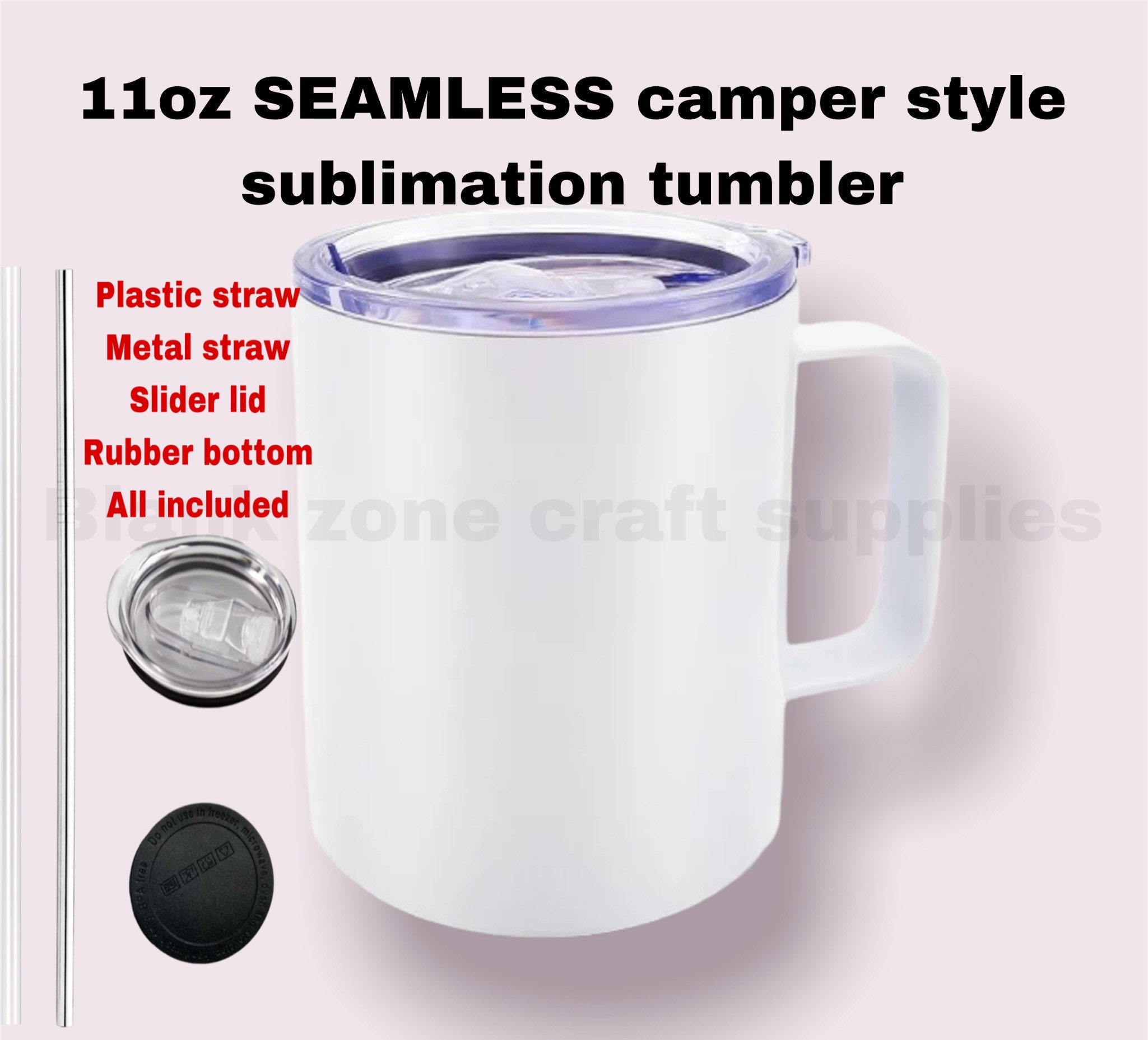 FECBK 40 oz Sublimation Tumbler with Handle 20 Pack Sublimation Tumblers  Blanks with Straw and Lid Stainless Steel Insulated Travel Mug Cups for  Keep
