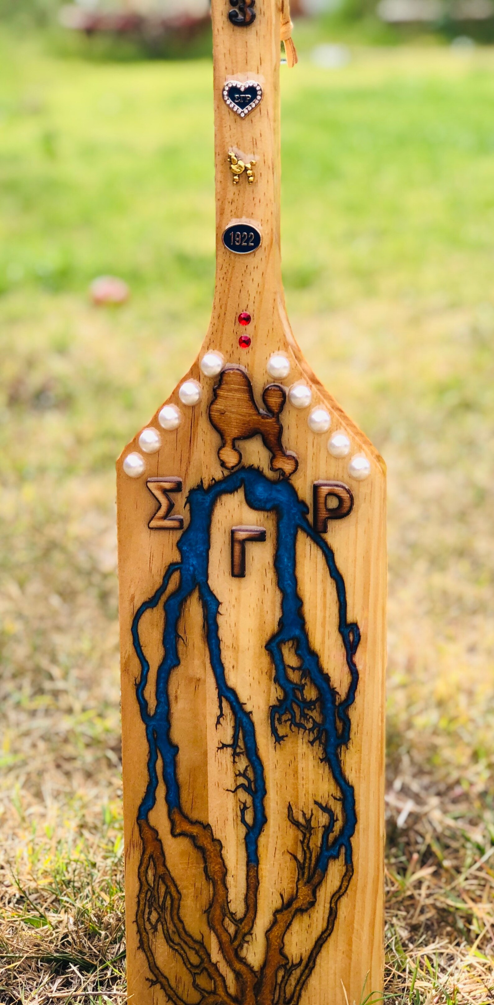 Custom Greek Letter Paddle Etsy