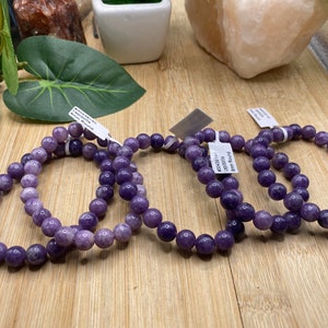 Lot of 5 Lepidolite bracelets