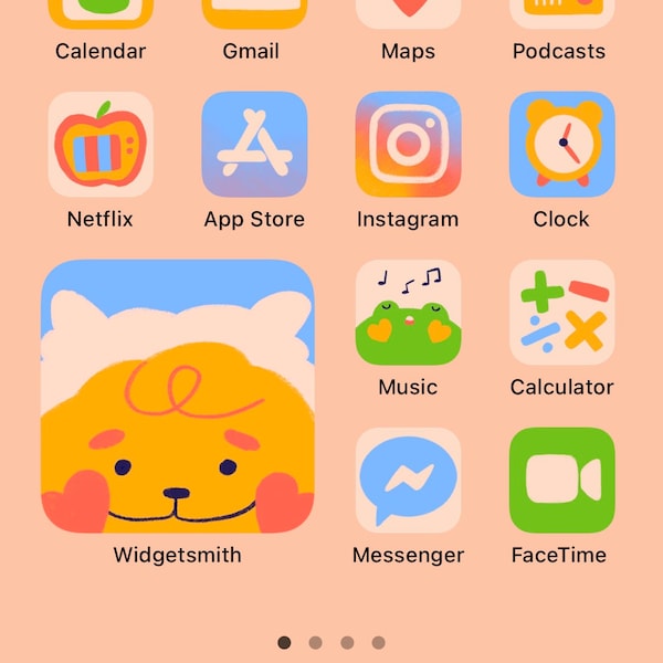 Zestaw ikon aplikacji Cute Animals (iOS 14 i Android)