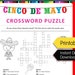 Cinco De Mayo Crossword Puzzle Printable, Cinco De Mayo Game, Spanish ...