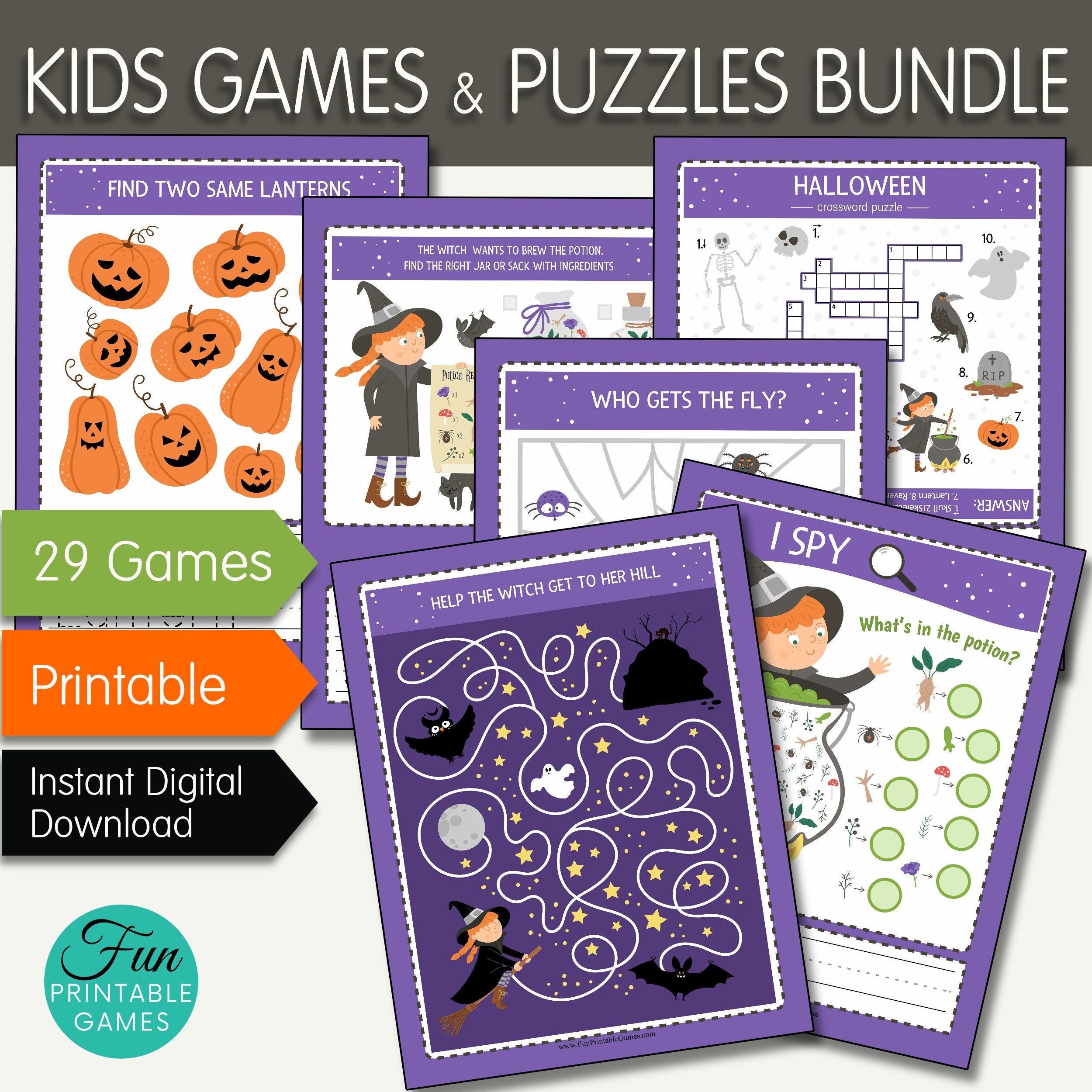 halloween printable games for kids halloween activities for etsy denmark