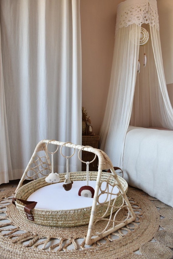 Arche D Eveil En Rotin Naturel Etsy