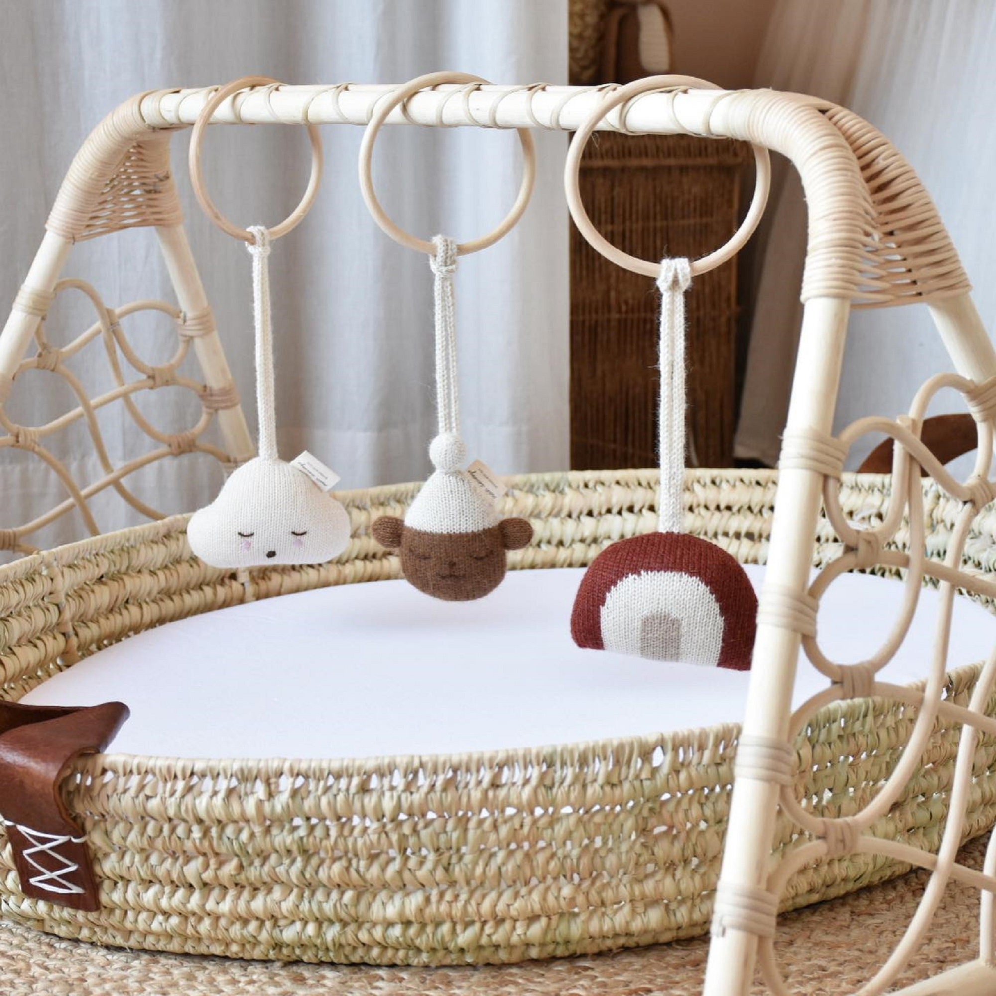 Arche D Eveil En Rotin Naturel Etsy