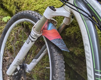 Trout Sketches Mountain Bike Fender Durable GroundKeeper