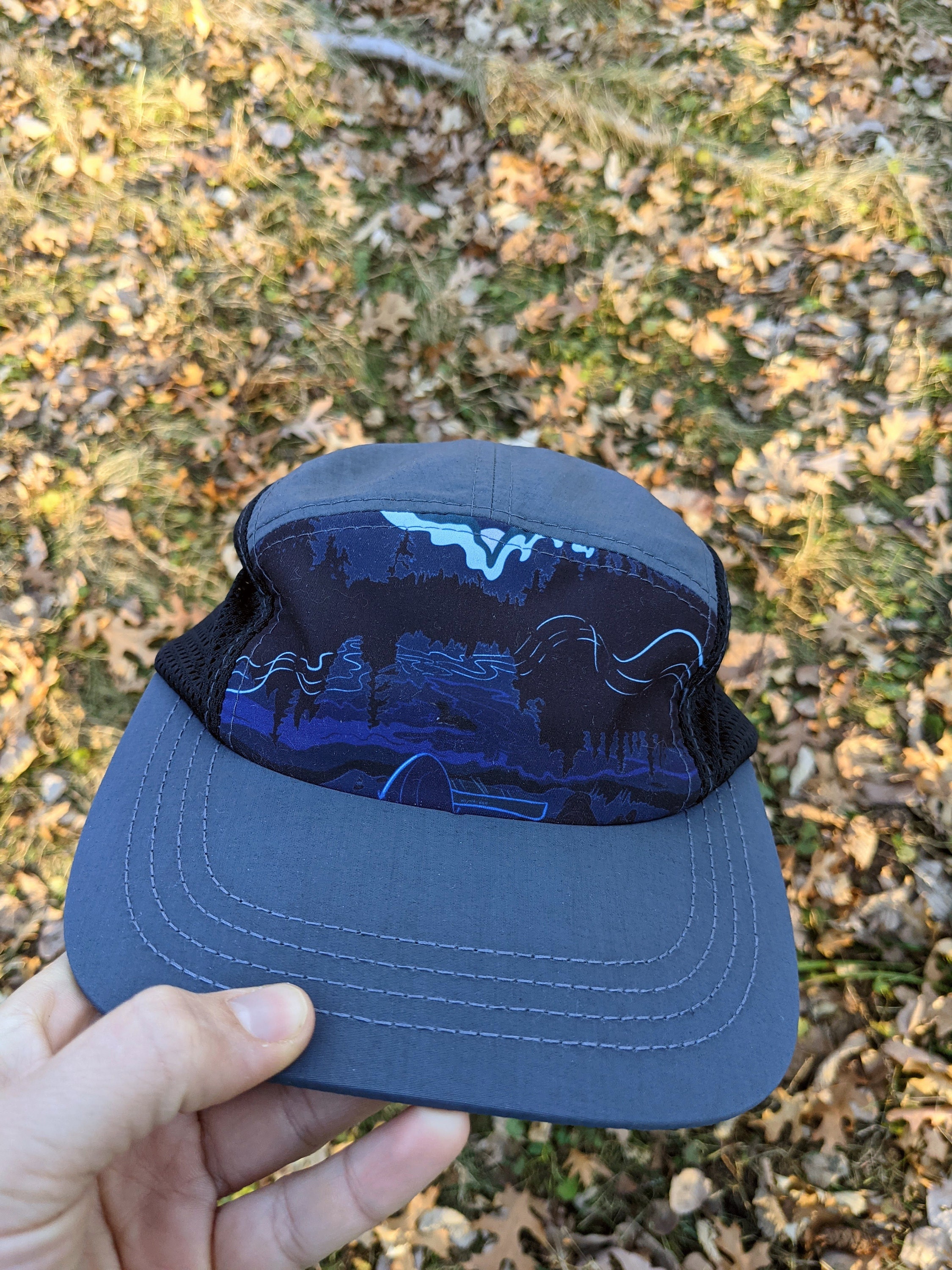 BWCA Camping & Canoeing Lightweight 5 Panel Running Hat Etsy
