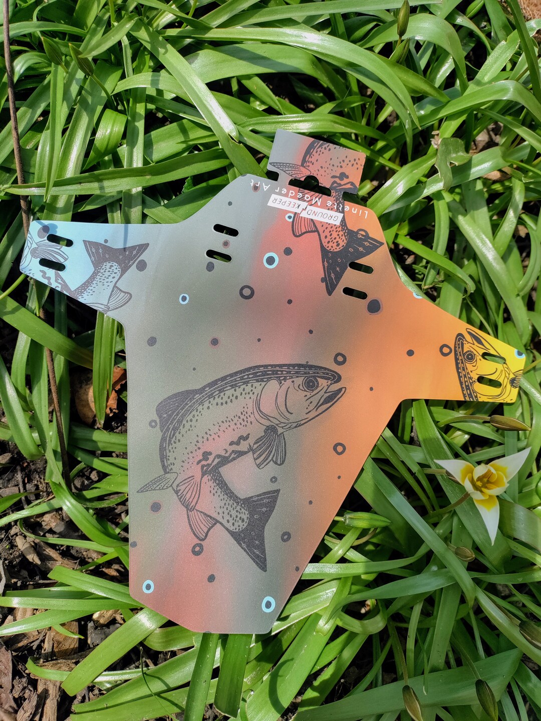 Trout Sketches Mountain Bike Fender Durable Groundkeeper