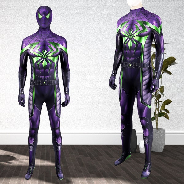 Purple Spider Man Suit - Etsy UK