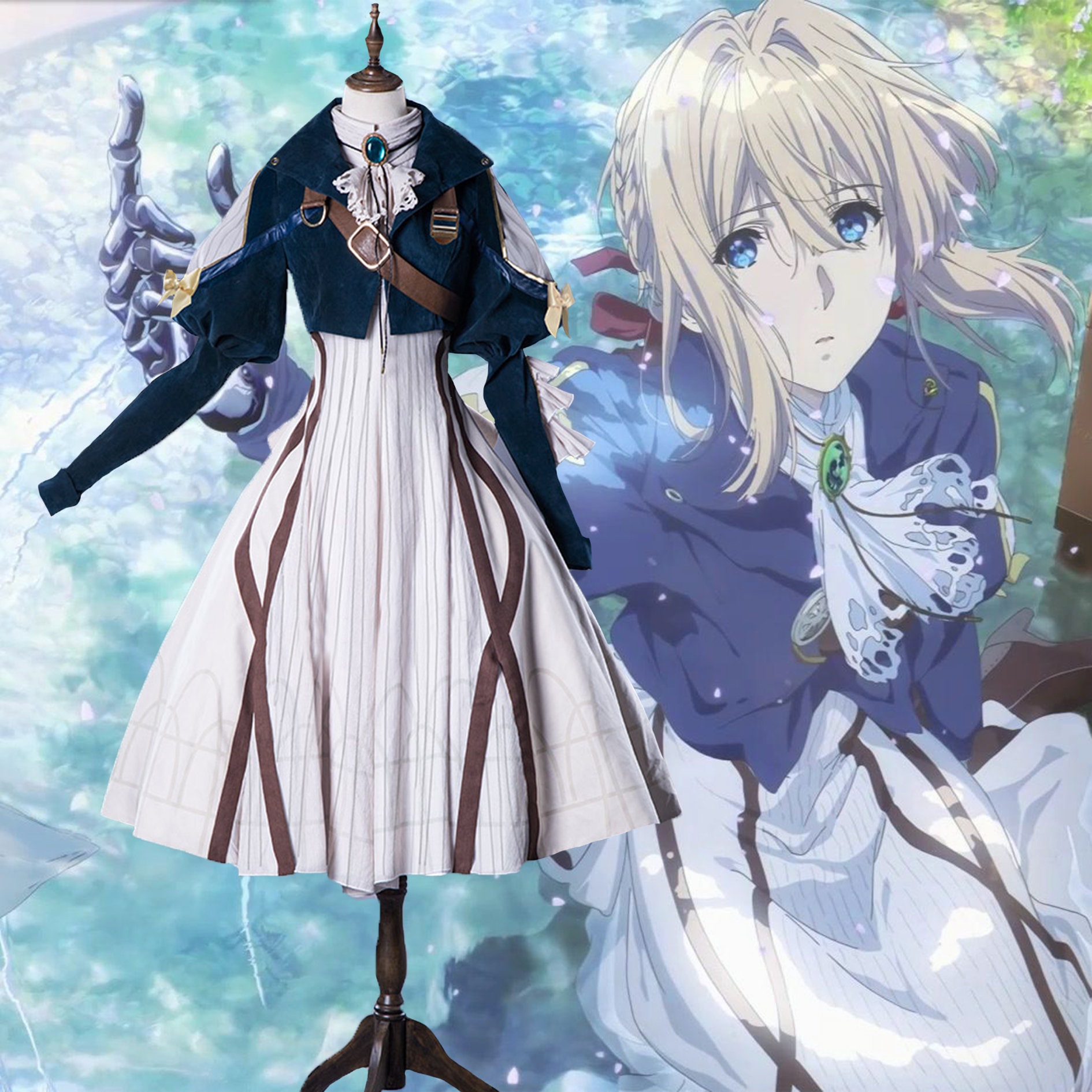 Violet Evergarden Violet Red Boots Shoes Cosplay Costume Custom-made Anime Violet Evergarden Violet Red Boots Shoes Cosplay Costume Custom-made Anime